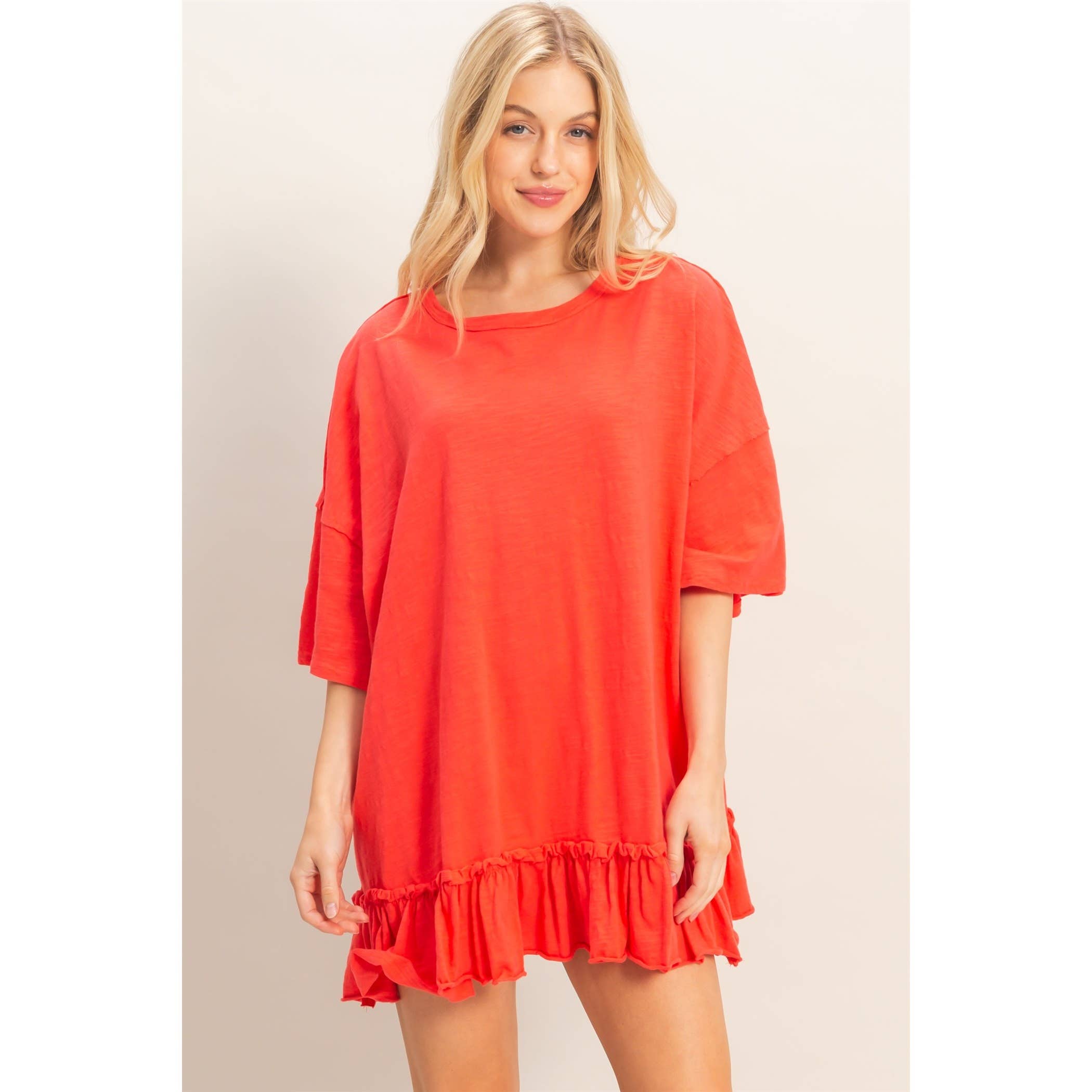 On The Go Ruffle Tunic