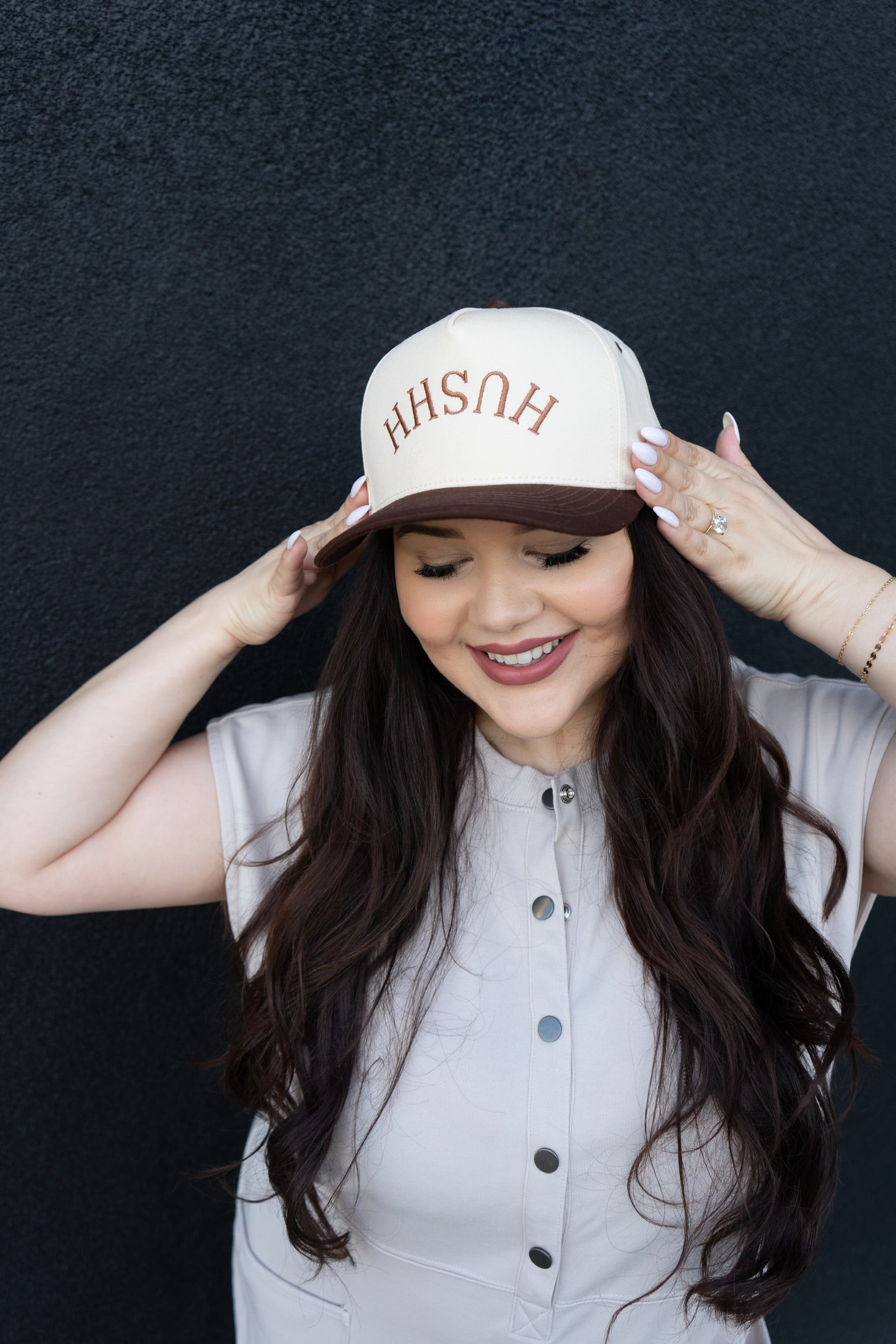 HUSHH Embroidered Trucker Hat