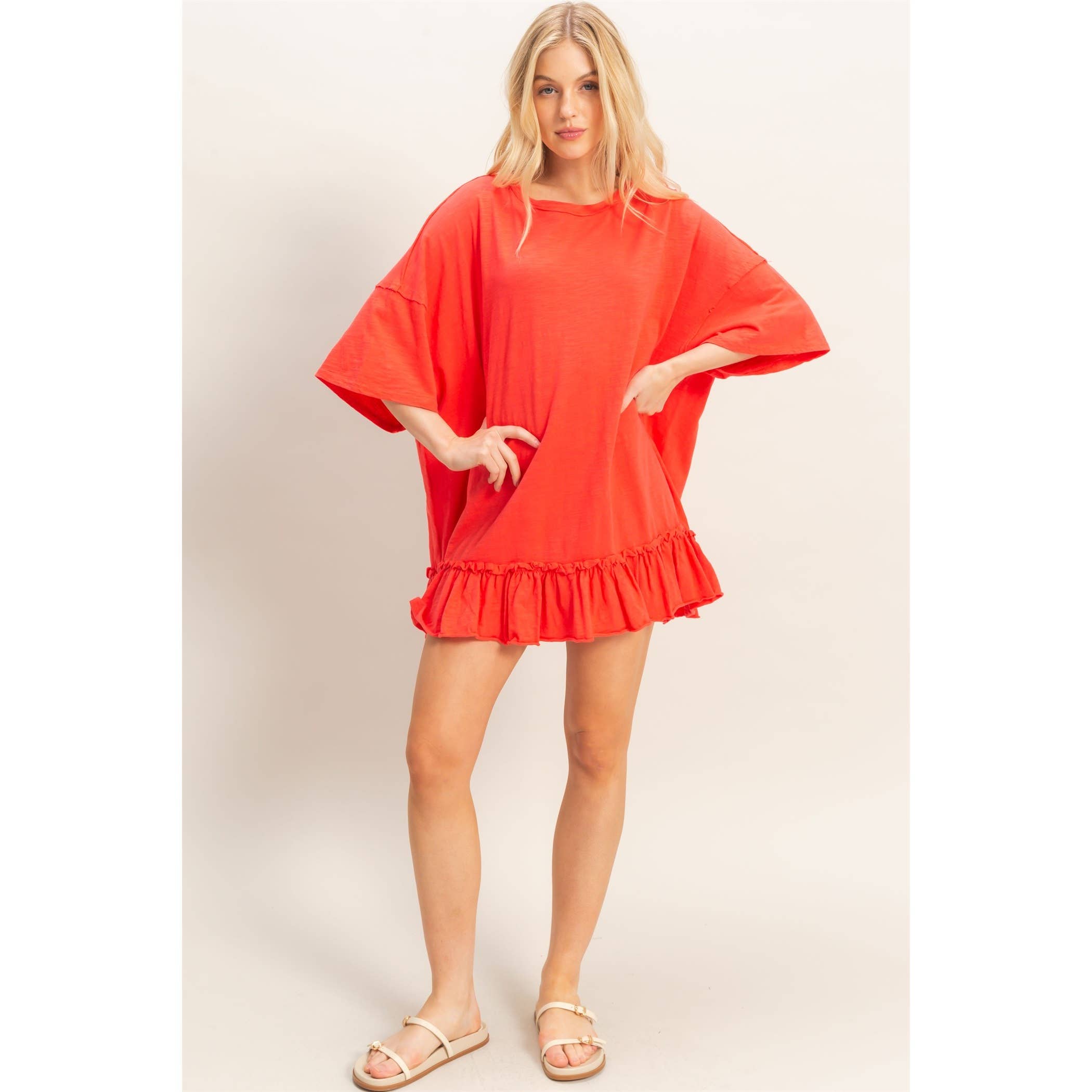 On The Go Ruffle Tunic