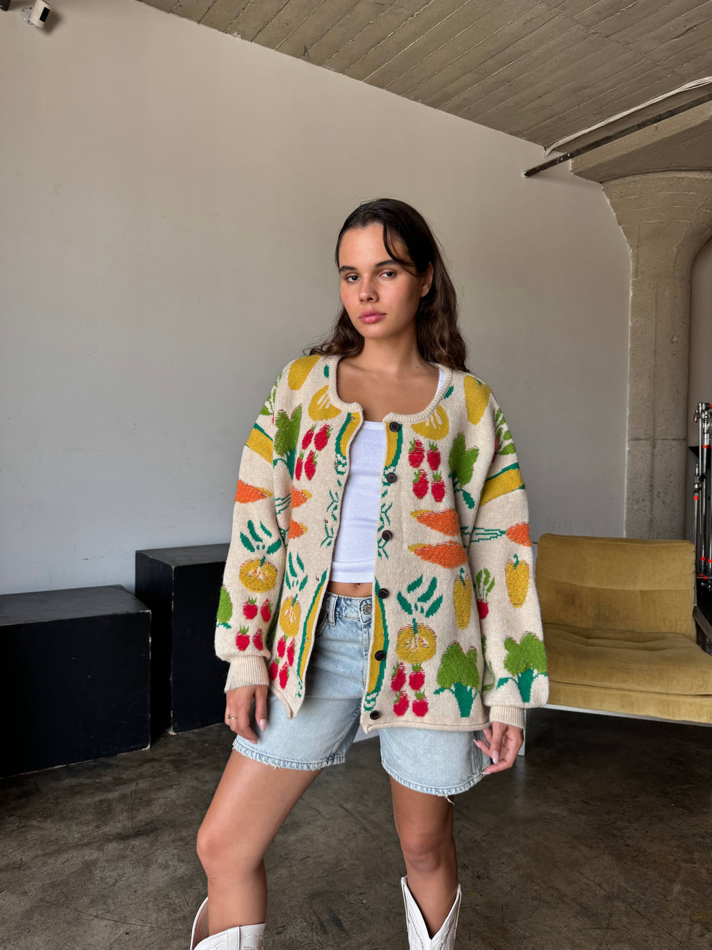 Veggie Knit Cardigan