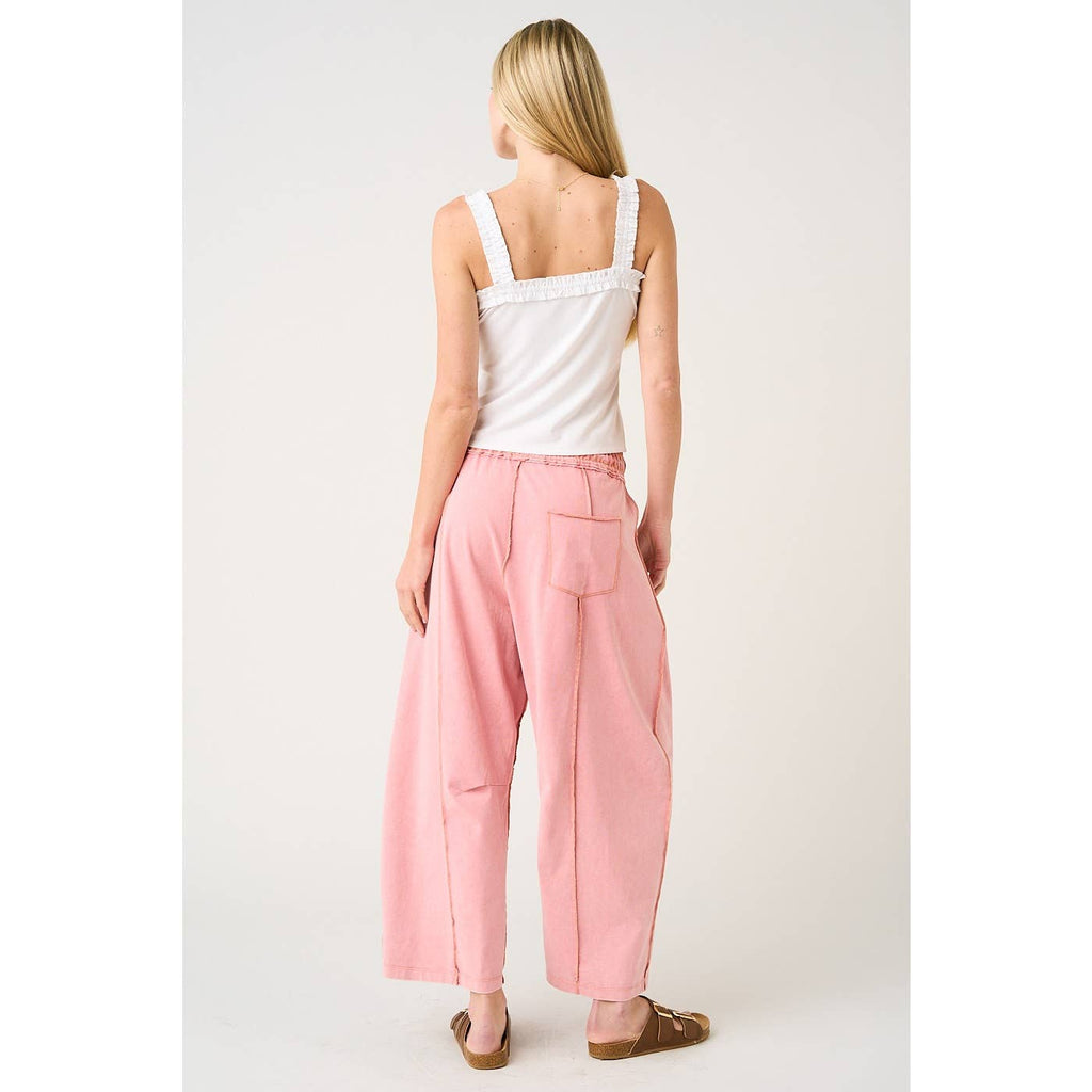 Strawberry Matcha Barrel Pants