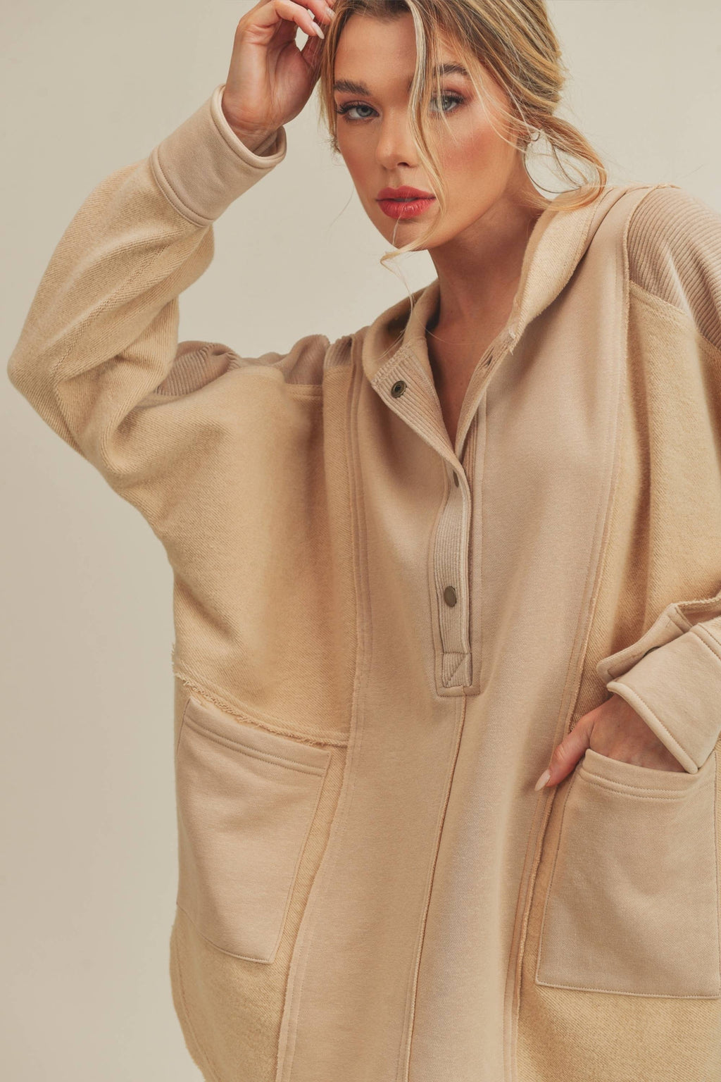 Oat Hooded Pullover