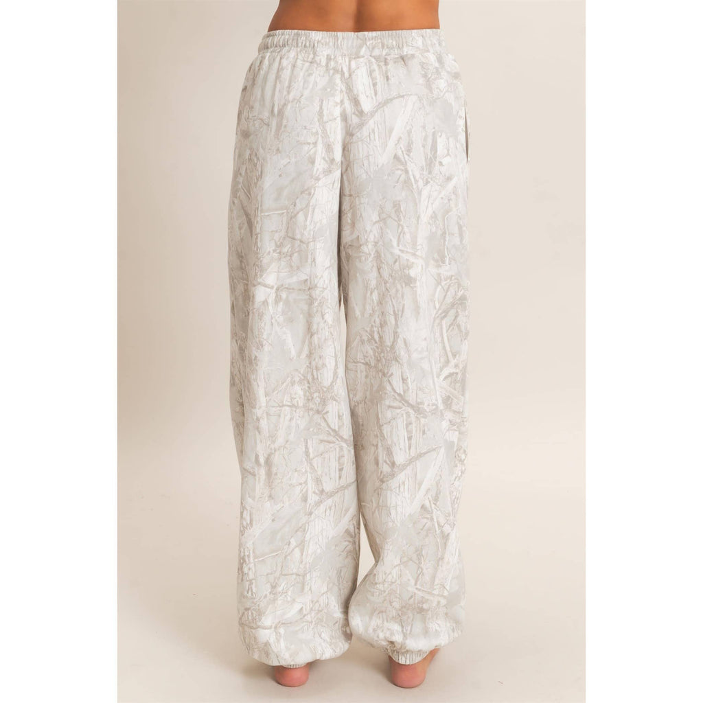 Camouflage Print Jogger Pants