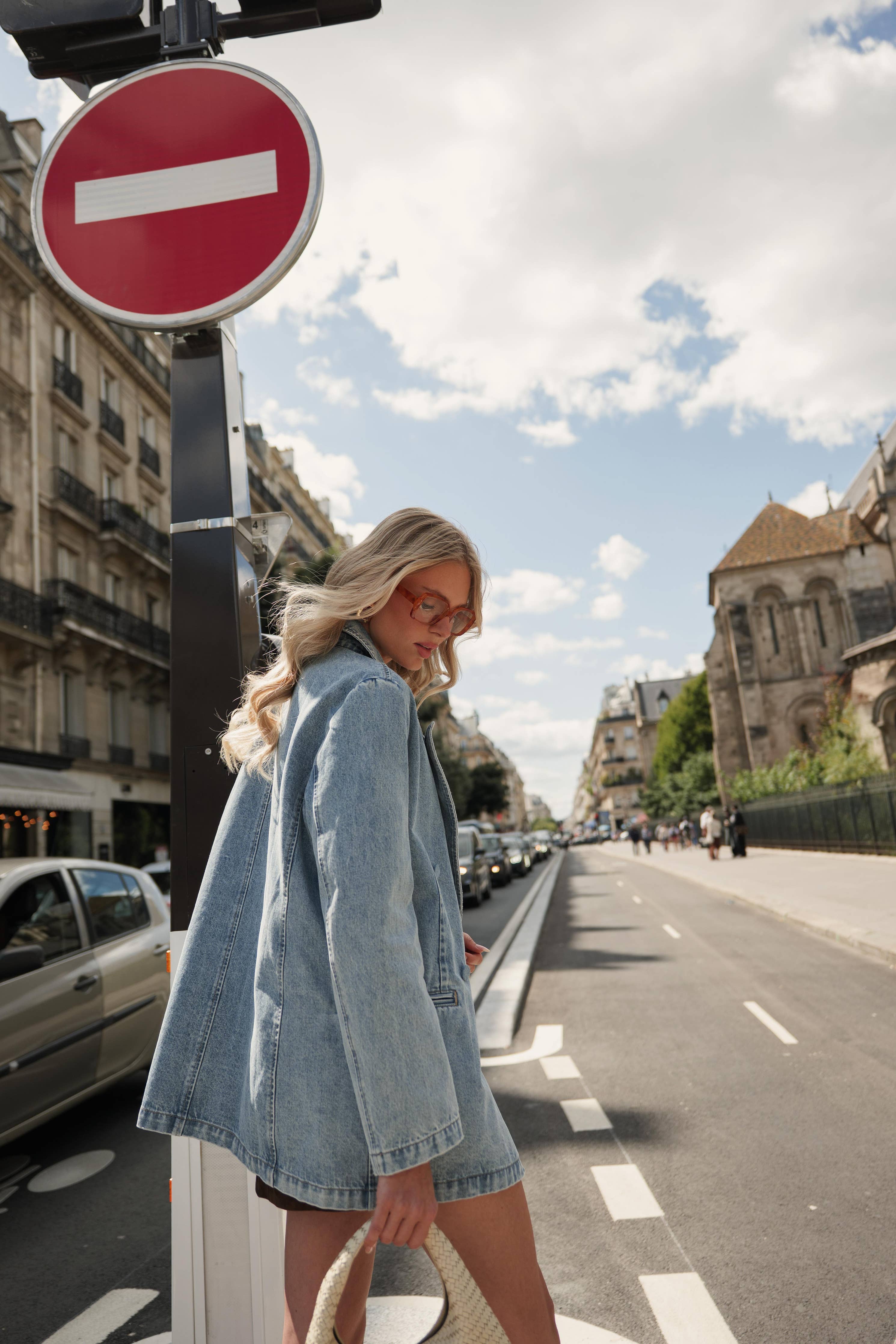 Madeleine Denim Blazer