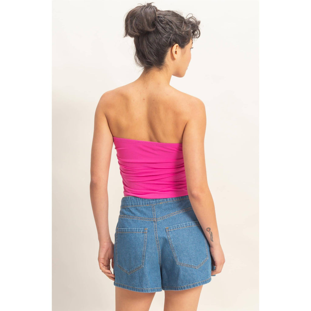 Essential Tube Top- Poppy