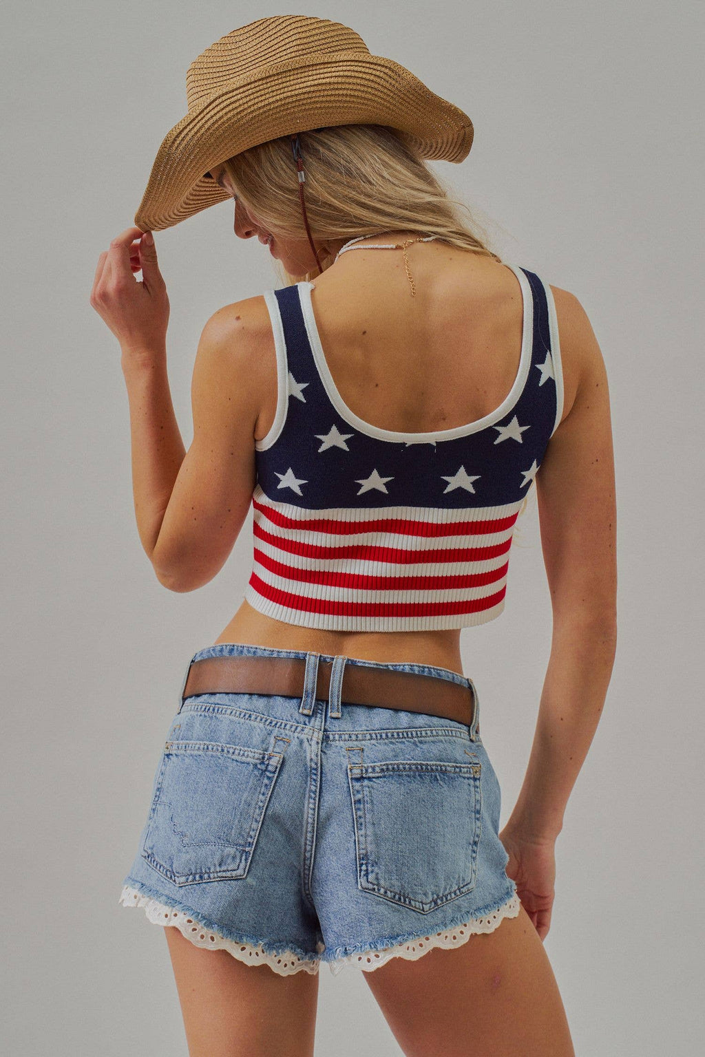 Stars & Stripes Crop Tank