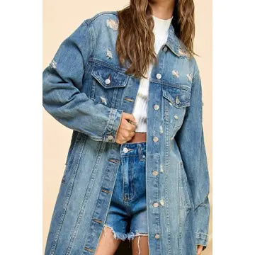 Downtown Denim Coat