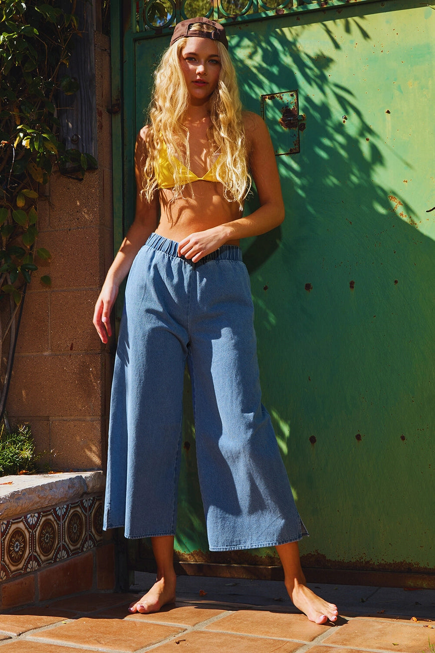Soft Denim Pants