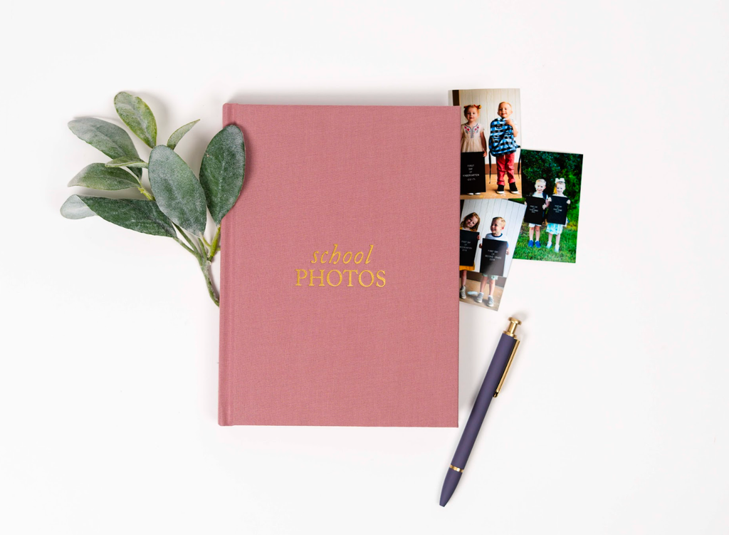 School Memory Book | Durable School Photo Book: Pink