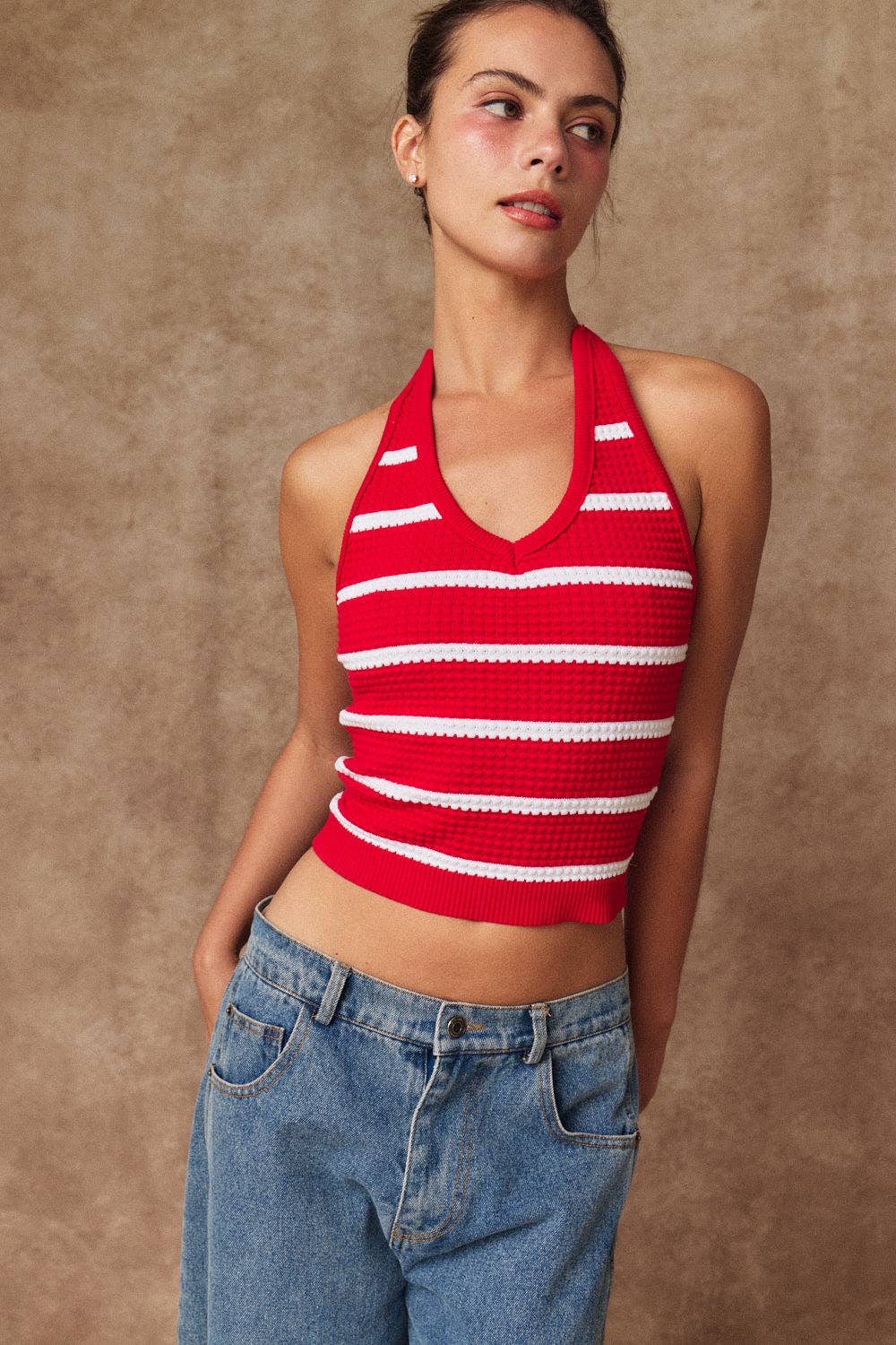 Red Hot Summer Halter Top