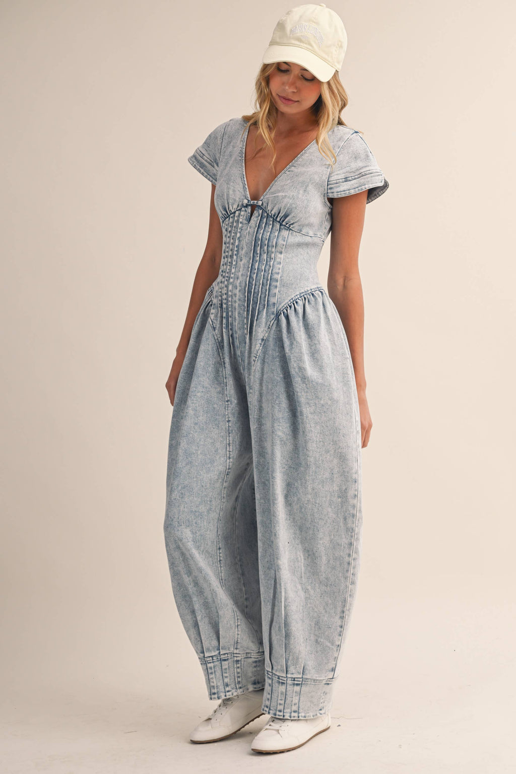 The Blair Jumpsuit- Light Wash