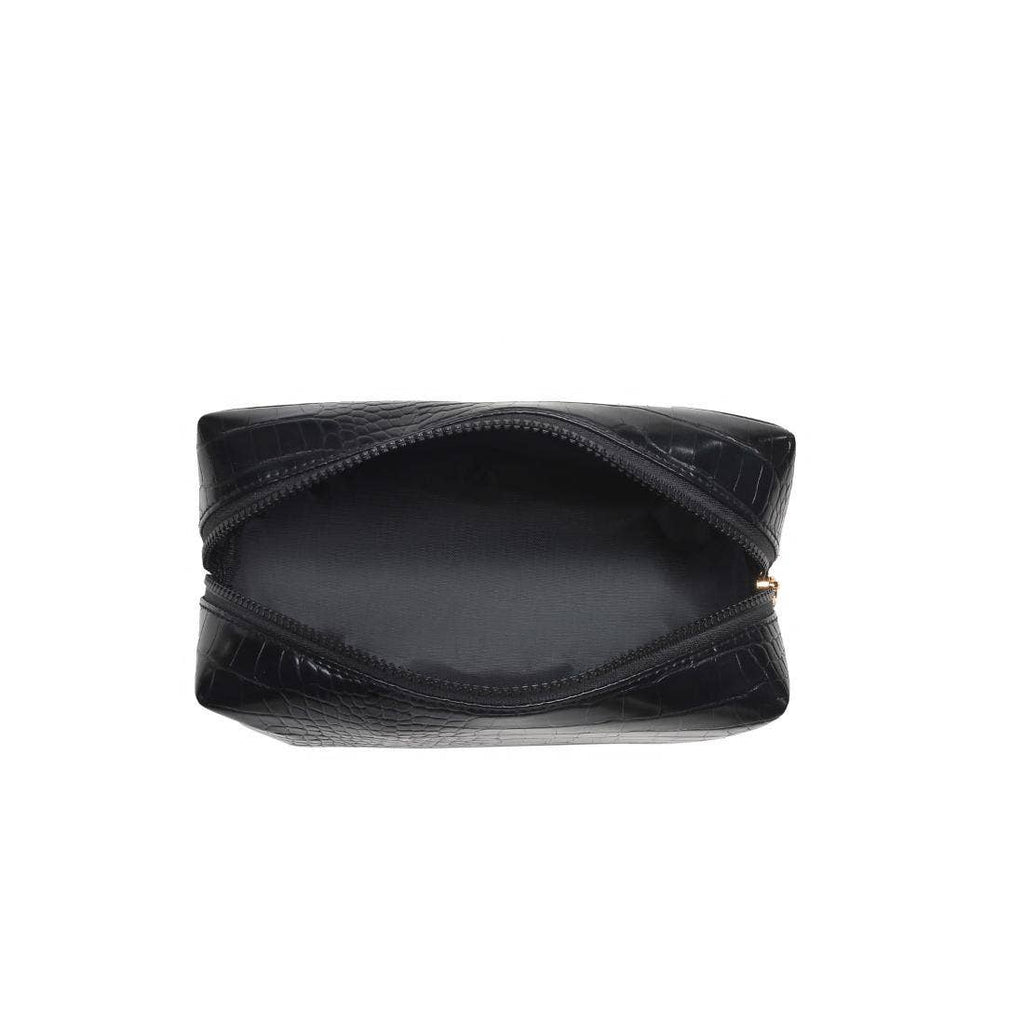 Luxe Croc Travel Pouch