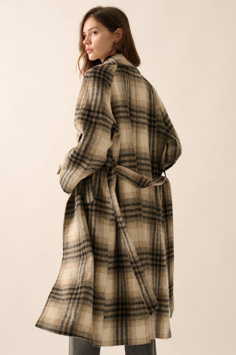 Cedar Lane Plaid Coat