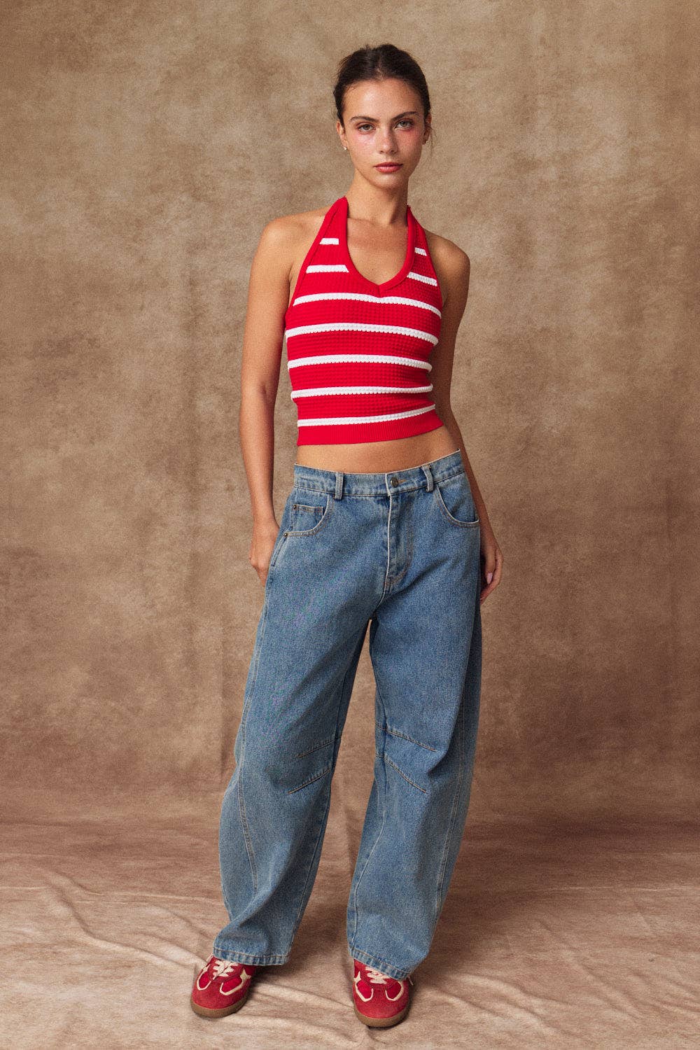 Red Hot Summer Halter Top