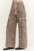 Leopard Wide Leg Pants