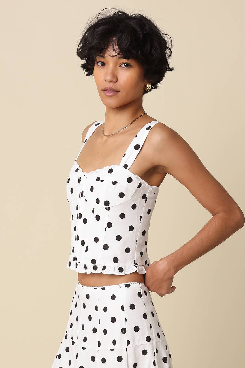 Polka Dot Romance Top