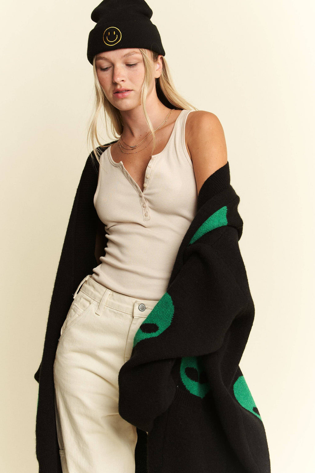 Out of This World Cardigan- Black
