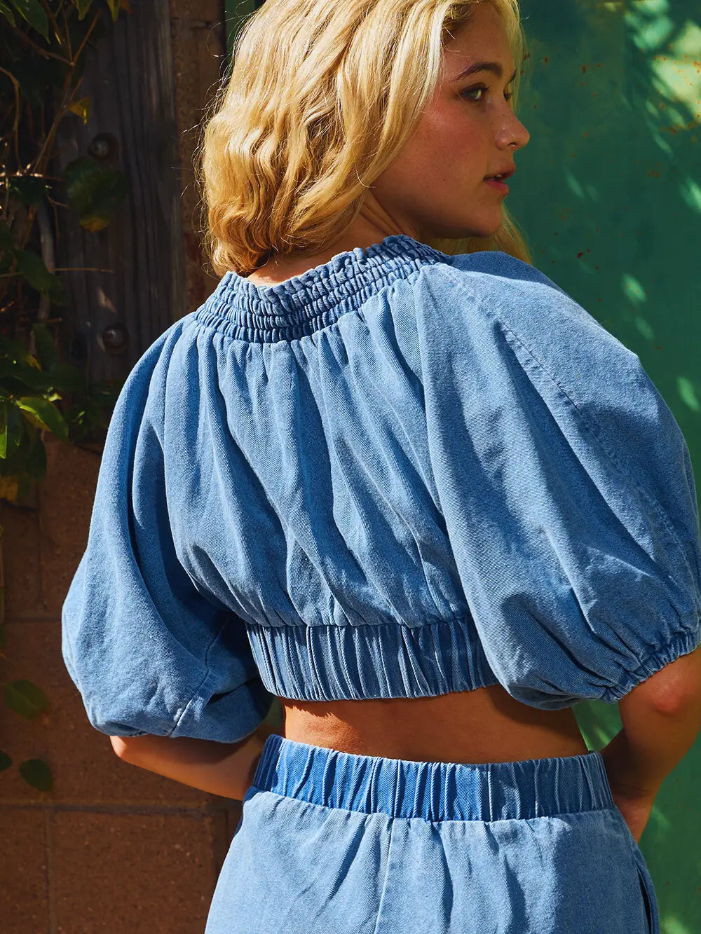 Soft Denim Top