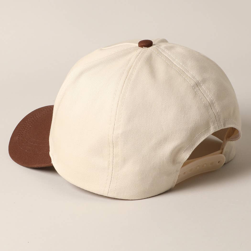 Put It On My Husband's Tab Embroidered Hat-BROWN