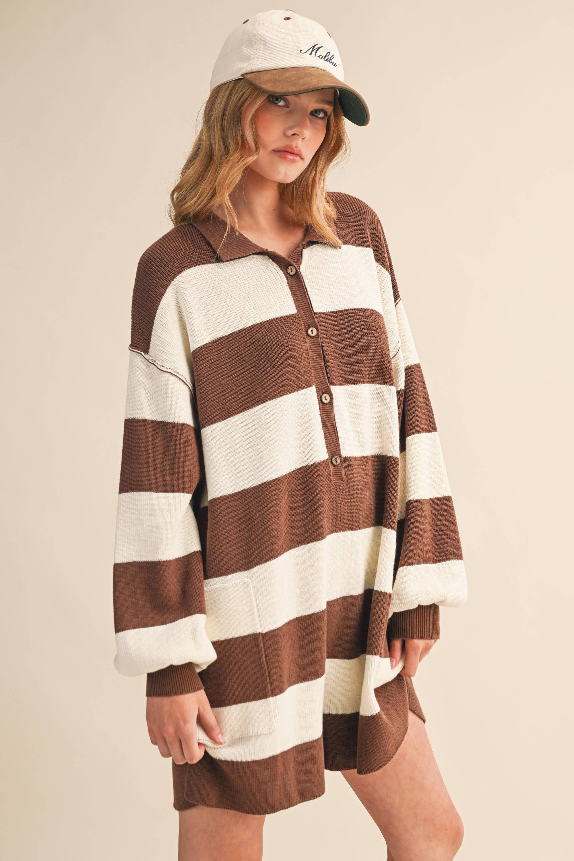 City Errands Stripe Romper