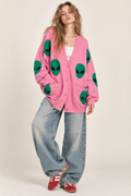 Out of This World Cardigan- Pink