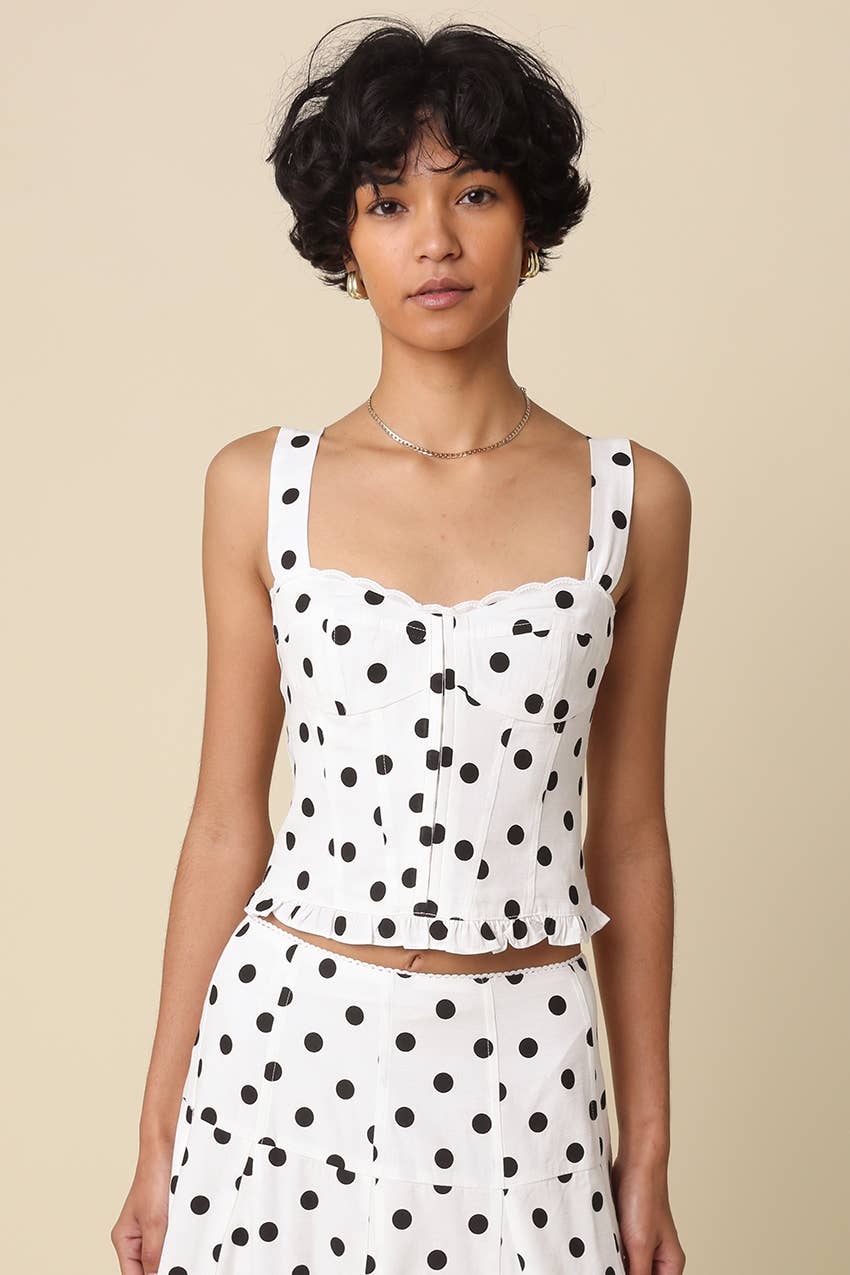 Polka Dot Romance Top