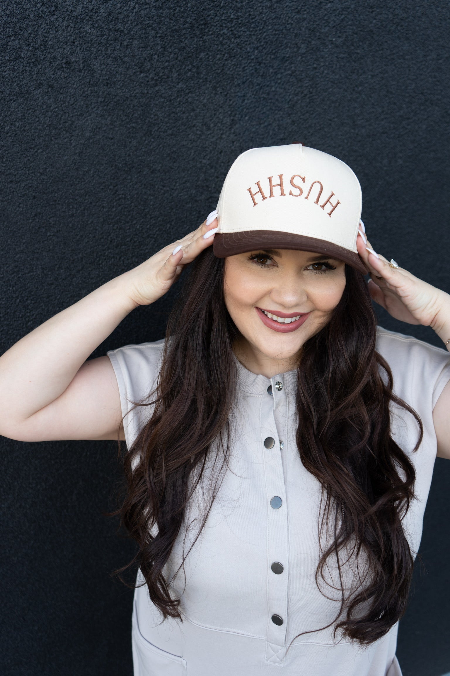 HUSHH Embroidered Trucker Hat