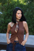 Brown Outlaw Scarf