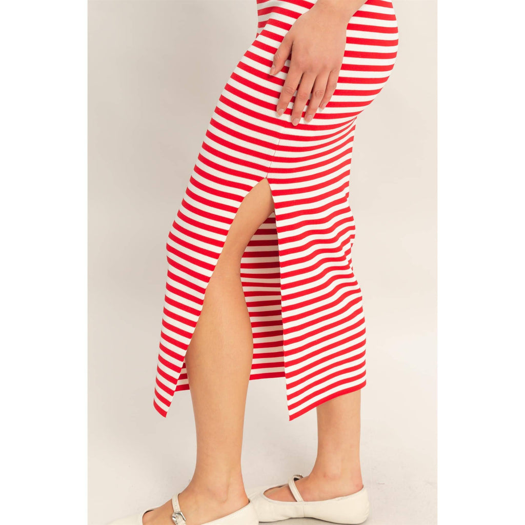 Cherry Cola Stripe Dress