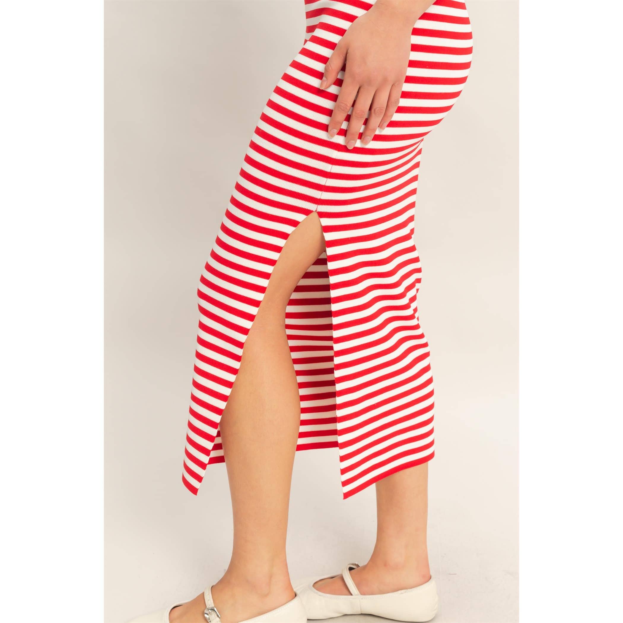 Cherry Cola Stripe Dress