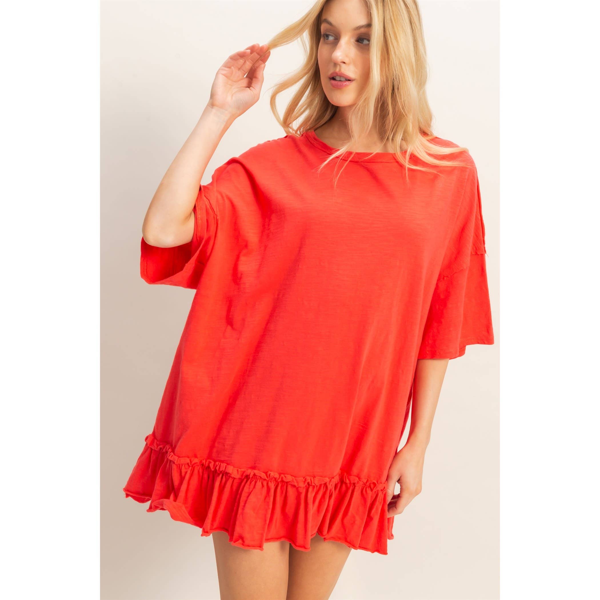 On The Go Ruffle Tunic