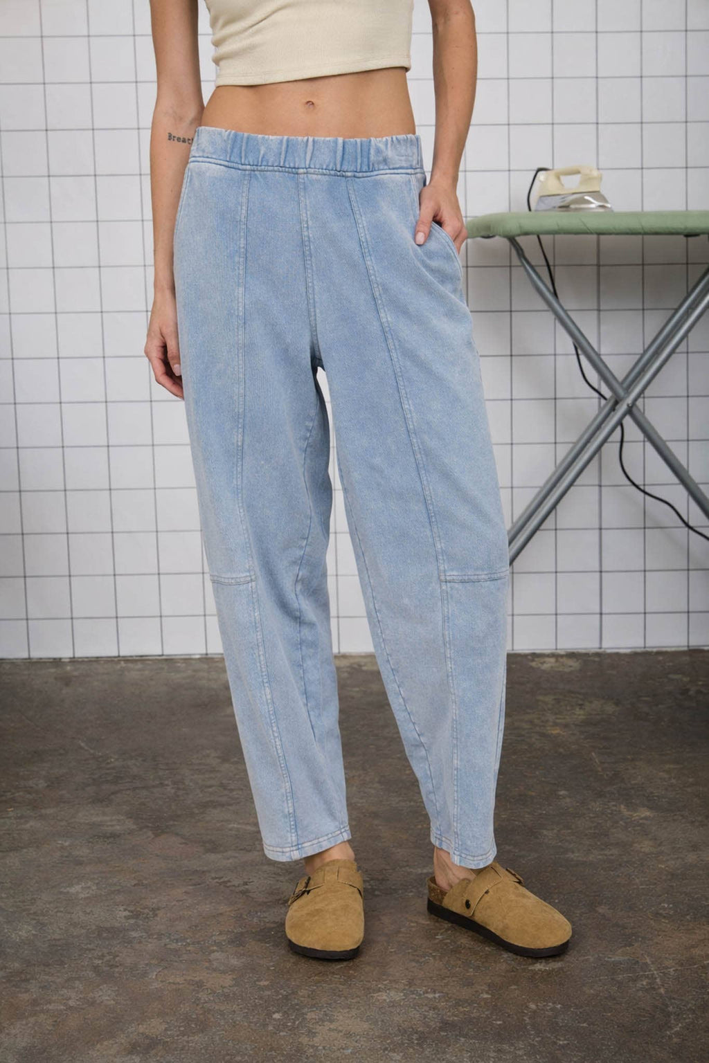 Denim Ease Joggers
