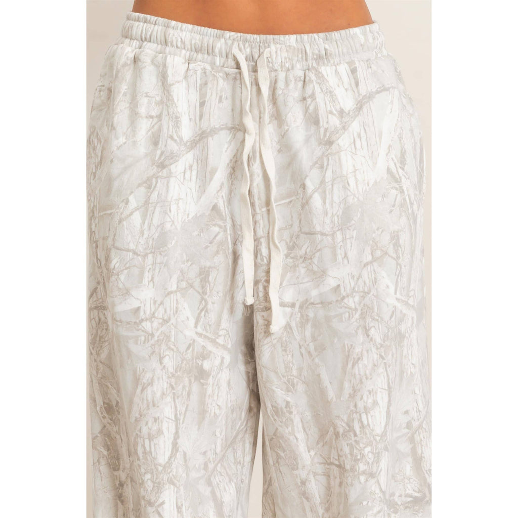 Camouflage Print Jogger Pants