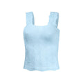 Aquamarine Jacquard Fitted Tank