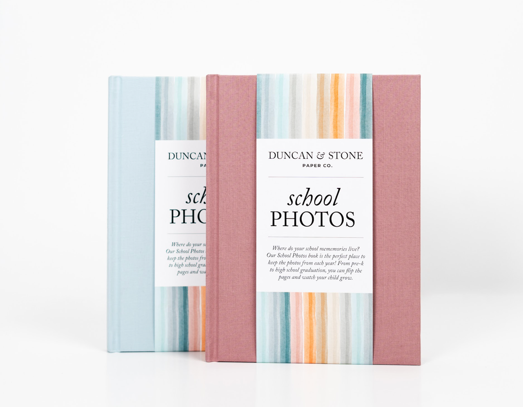 School Memory Book | Durable School Photo Book: Blue