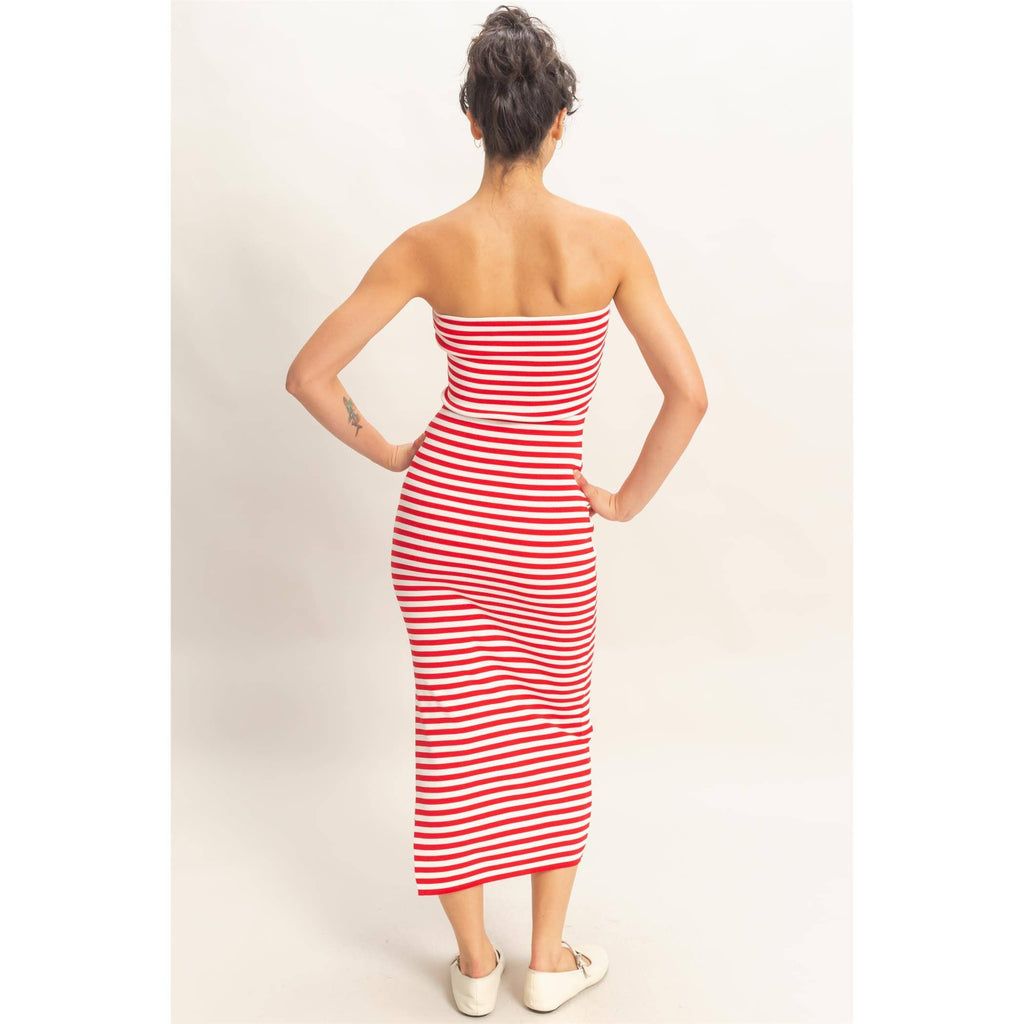 Cherry Cola Stripe Dress