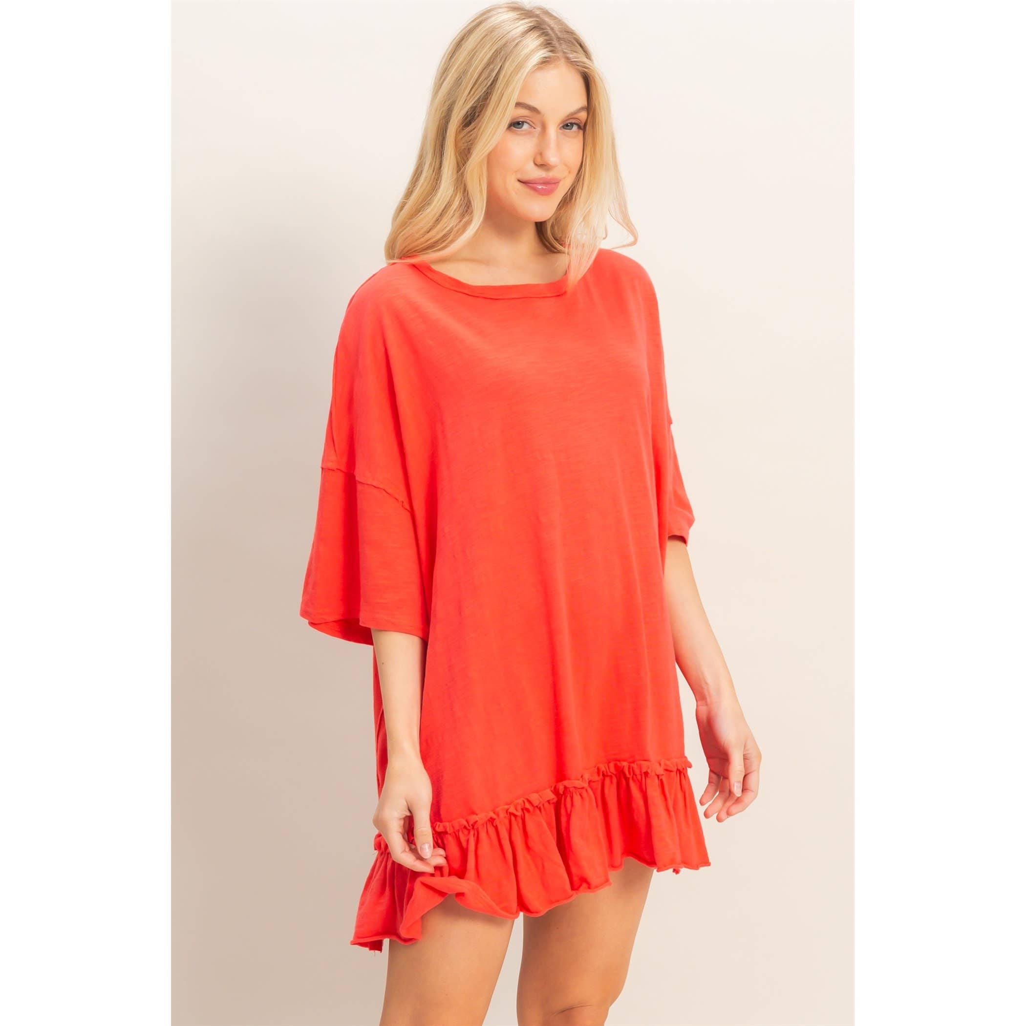 On The Go Ruffle Tunic