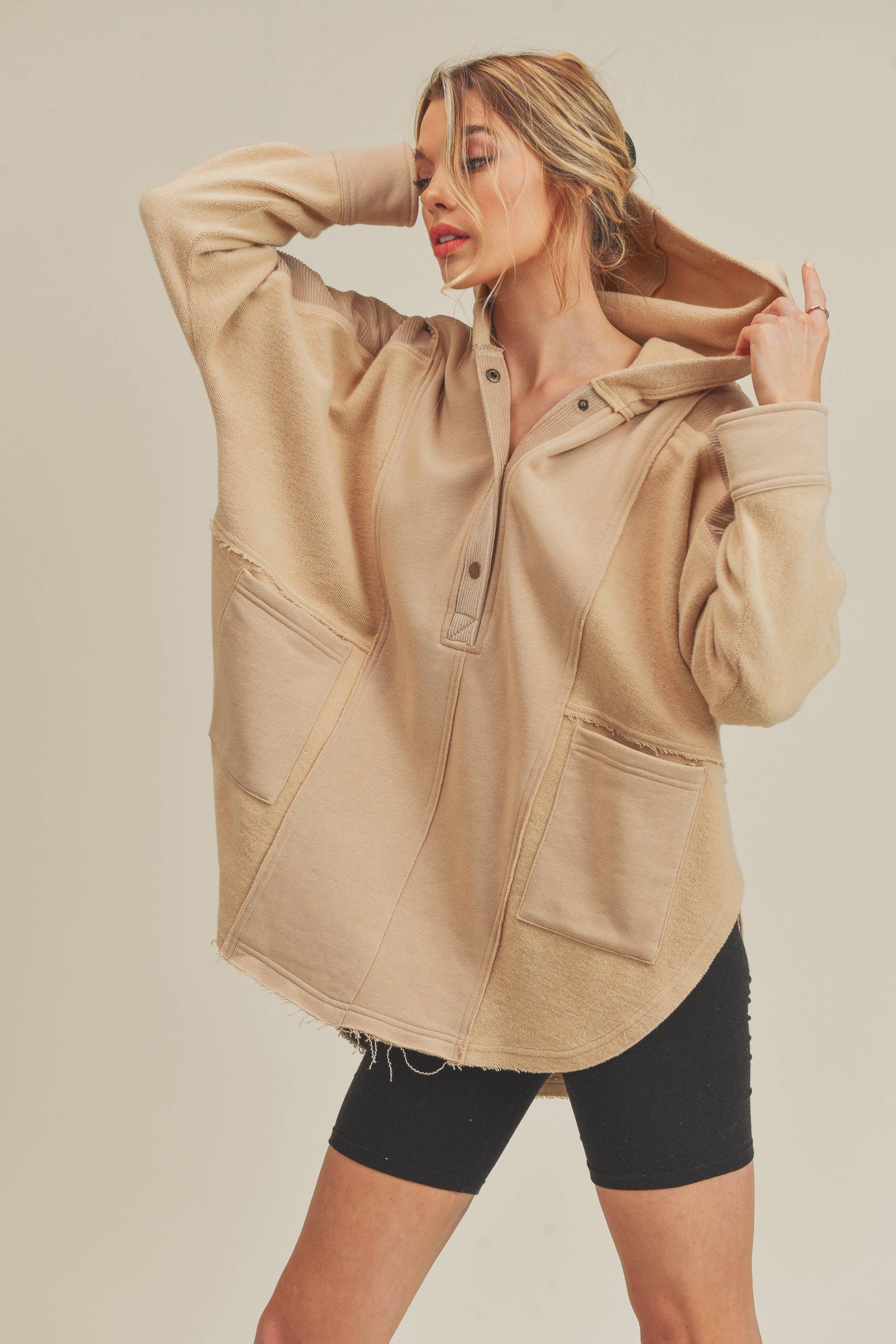Oat Hooded Pullover