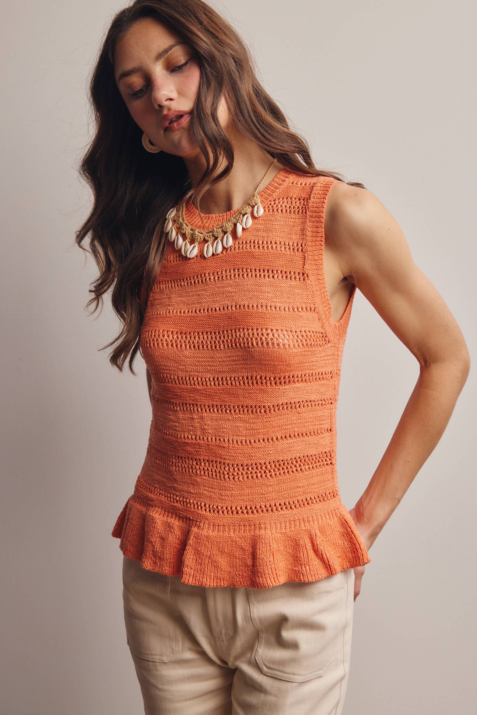 Apricot Fiesta Top