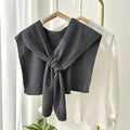Layering Knit Wrap – Grey