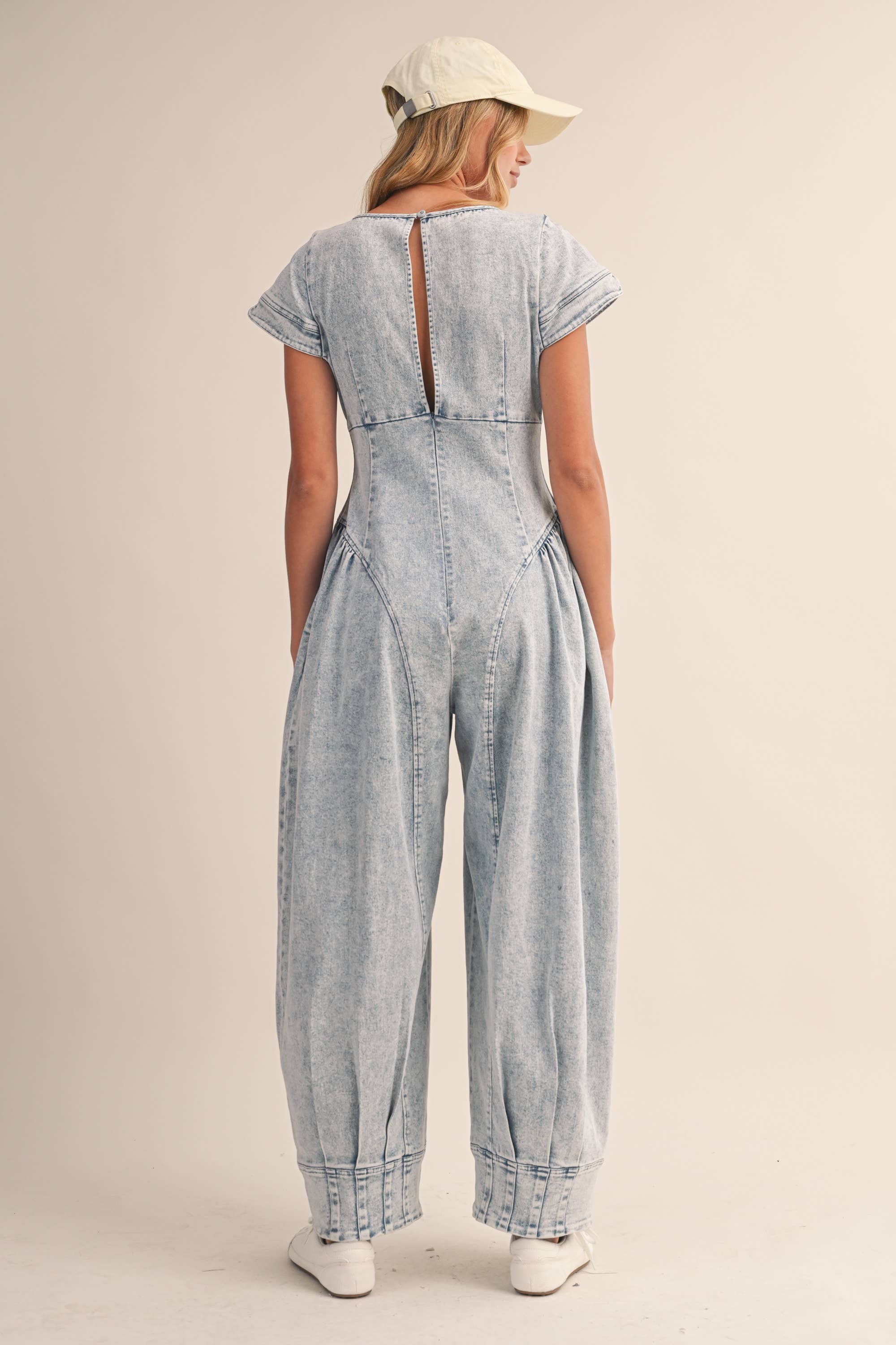 The Blair Jumpsuit- Light Wash
