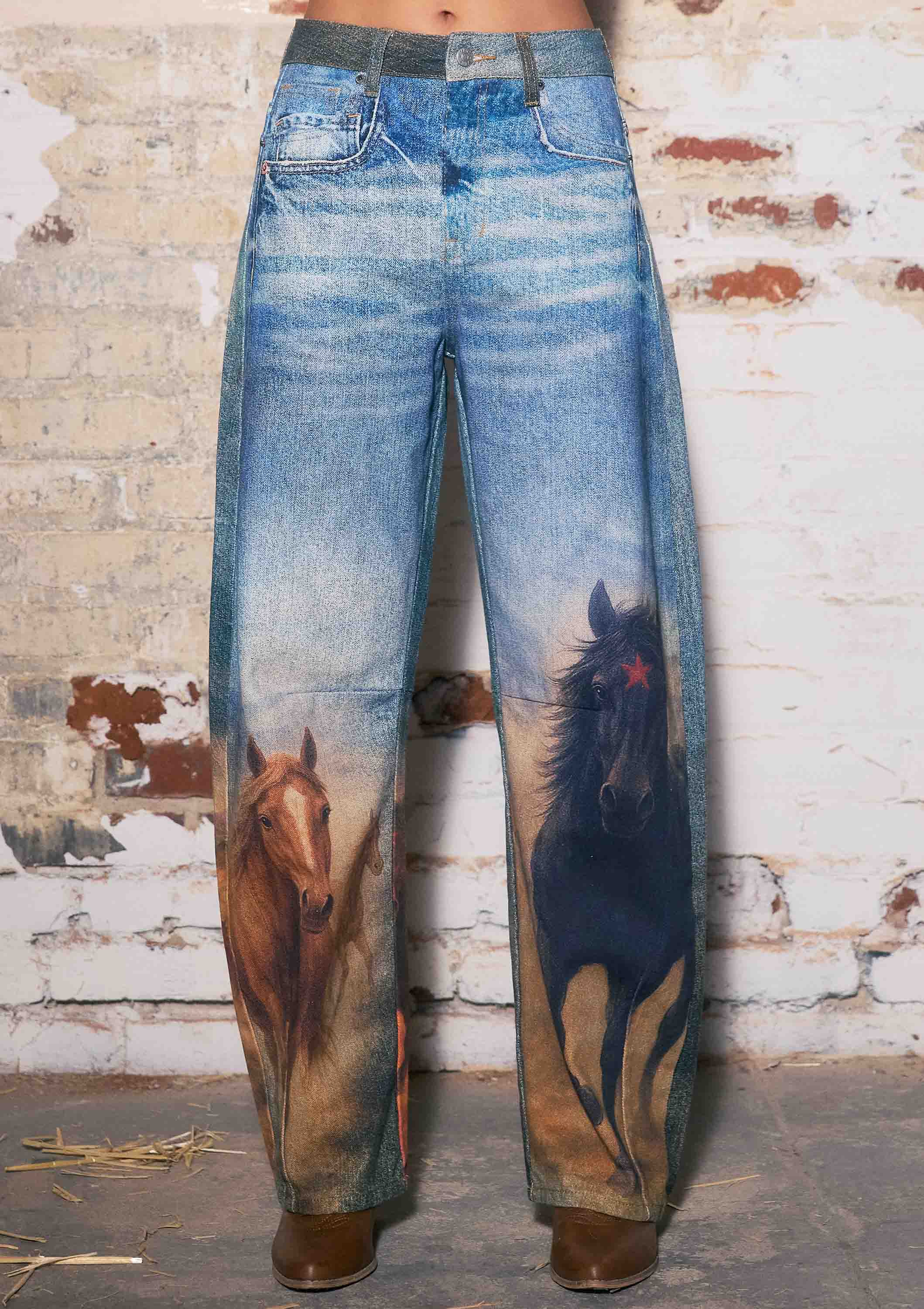 Wild Stallion Barrel Jeans
